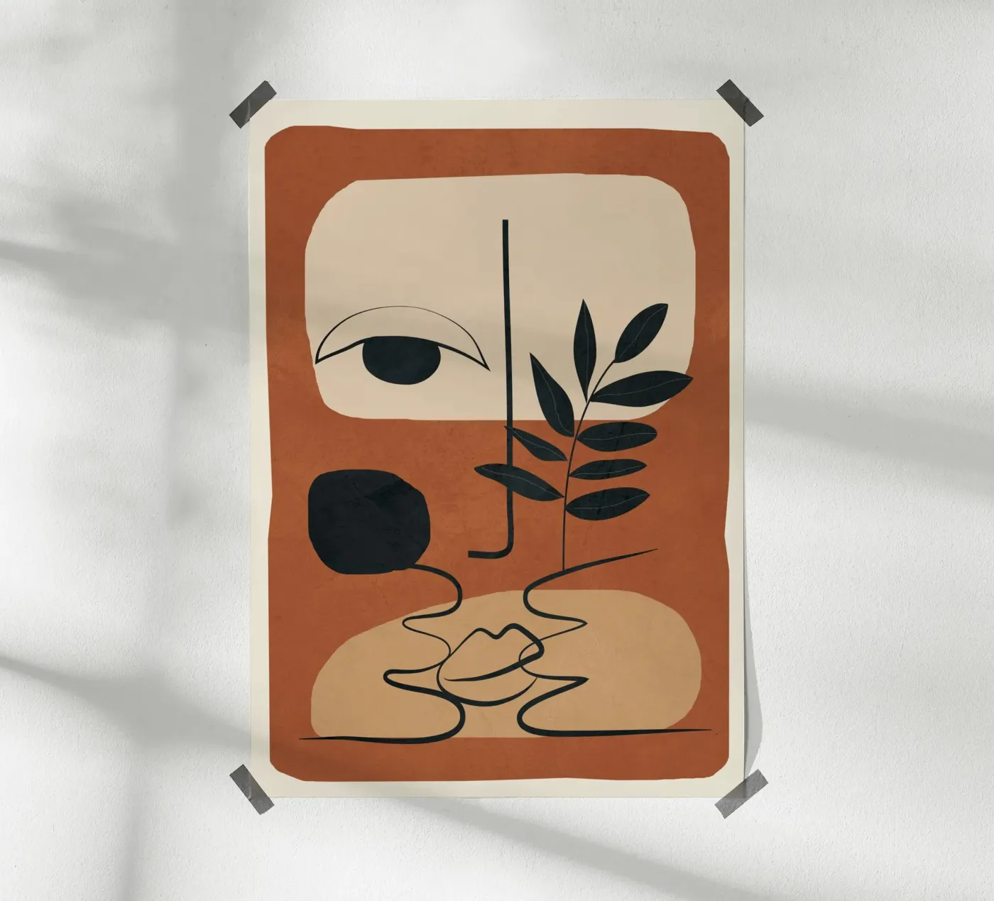 Abstract Feeling 5 poster by Flow Line