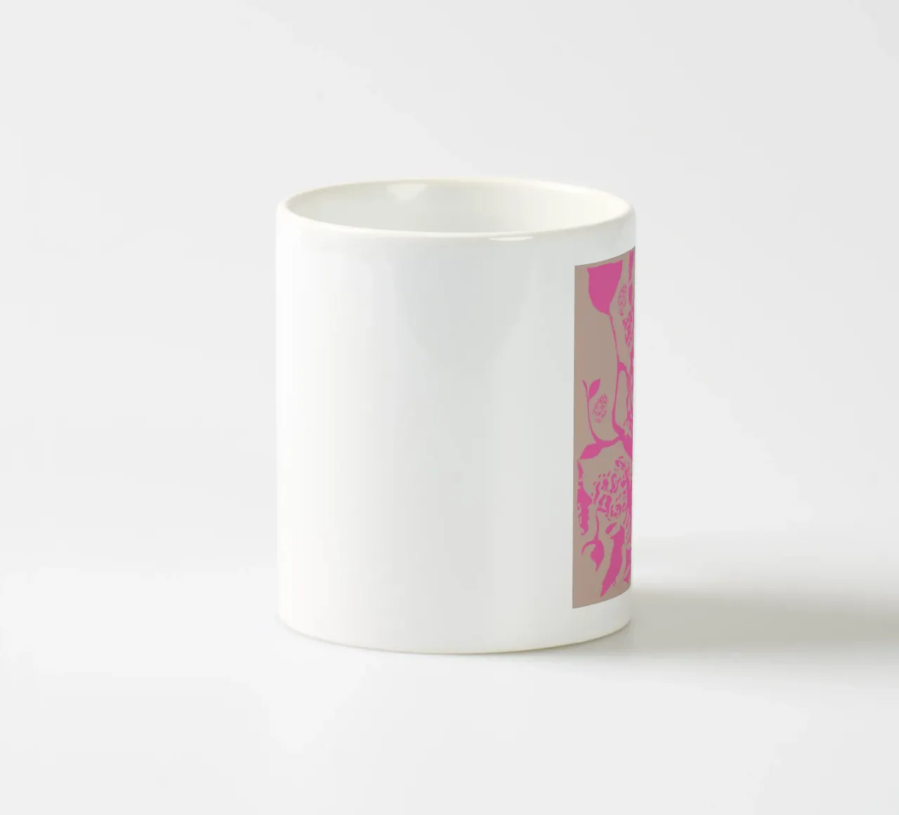 moda rosa tazza in ceramica da Giulio Iurissevich