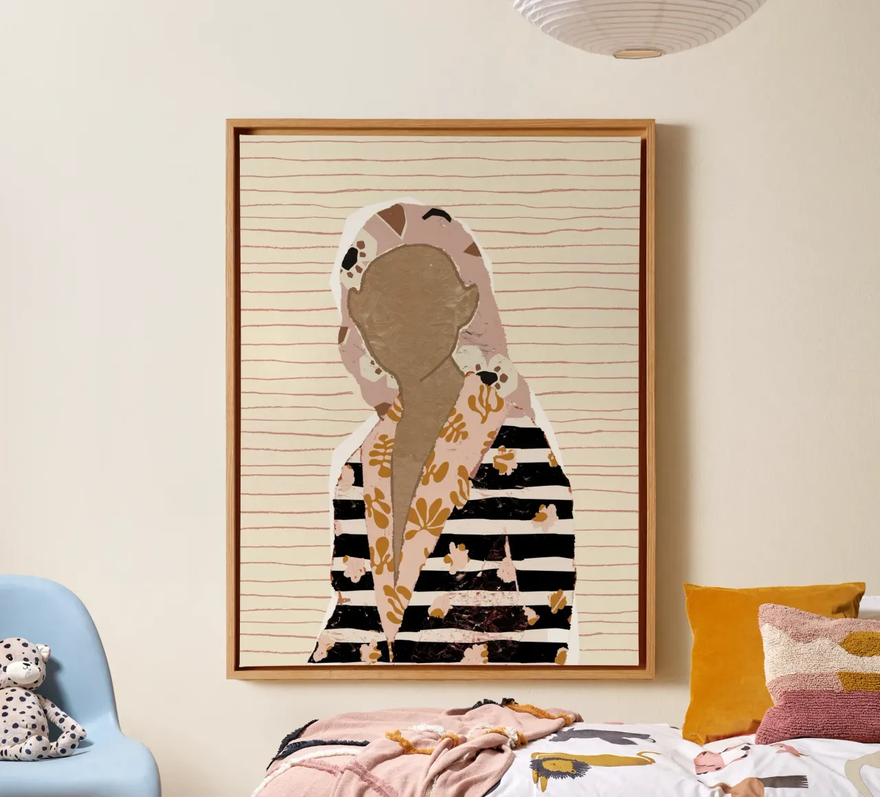 Pattern Play No 15 tela con Cornice a cassetta da treechild