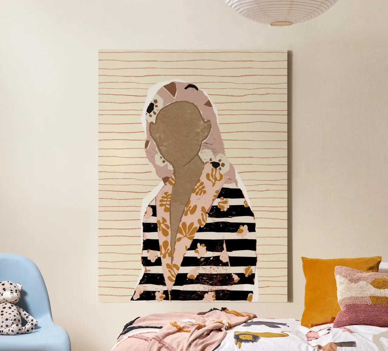 Pattern Play No 15 tela con Cornice a cassetta da treechild