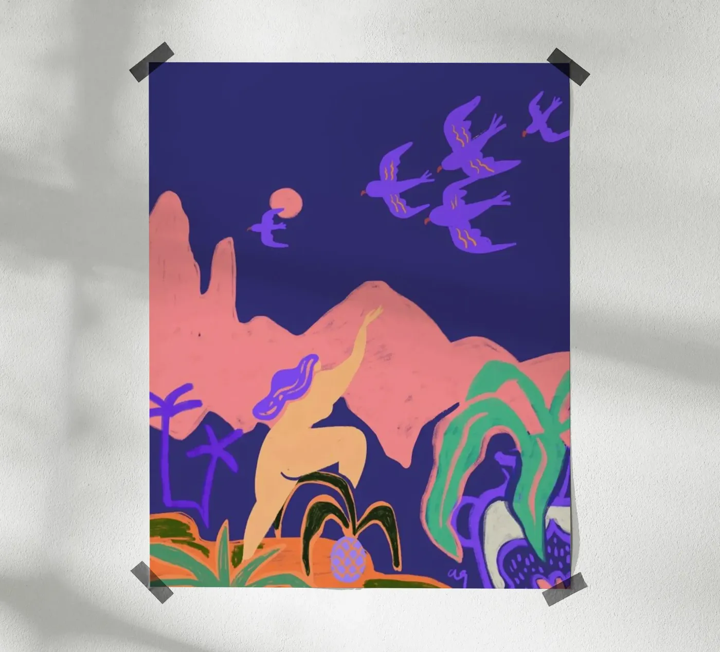 Fly South poster da Arty Guava