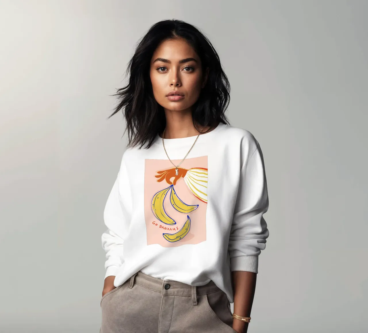 Go Bananas sweatshirt by Attaboy Dsgn