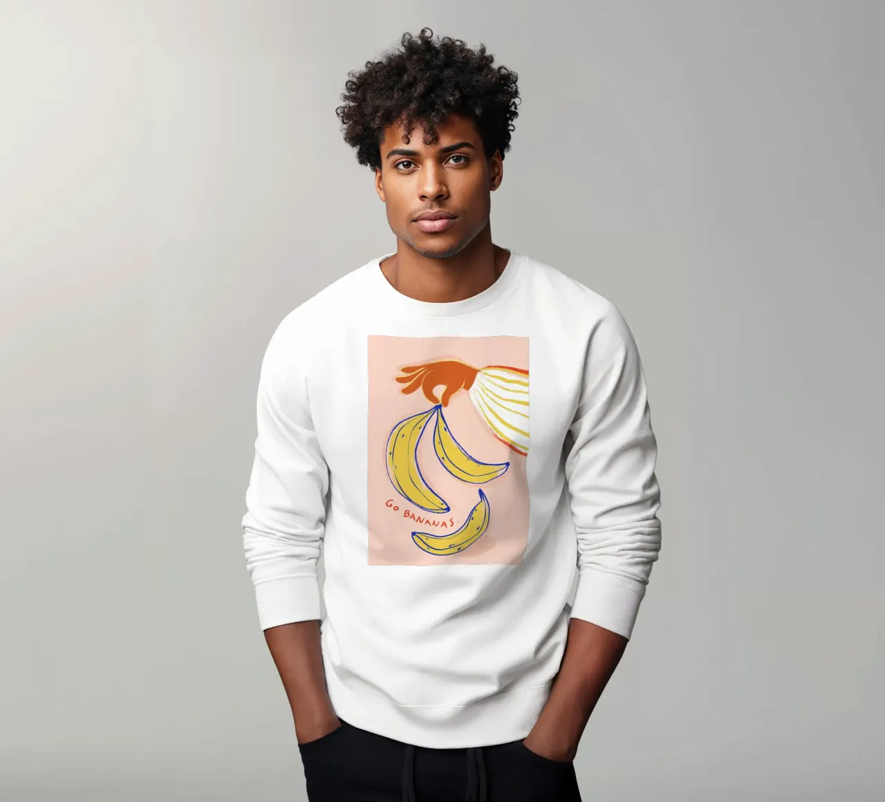 Go Bananas sweatshirt by Attaboy Dsgn