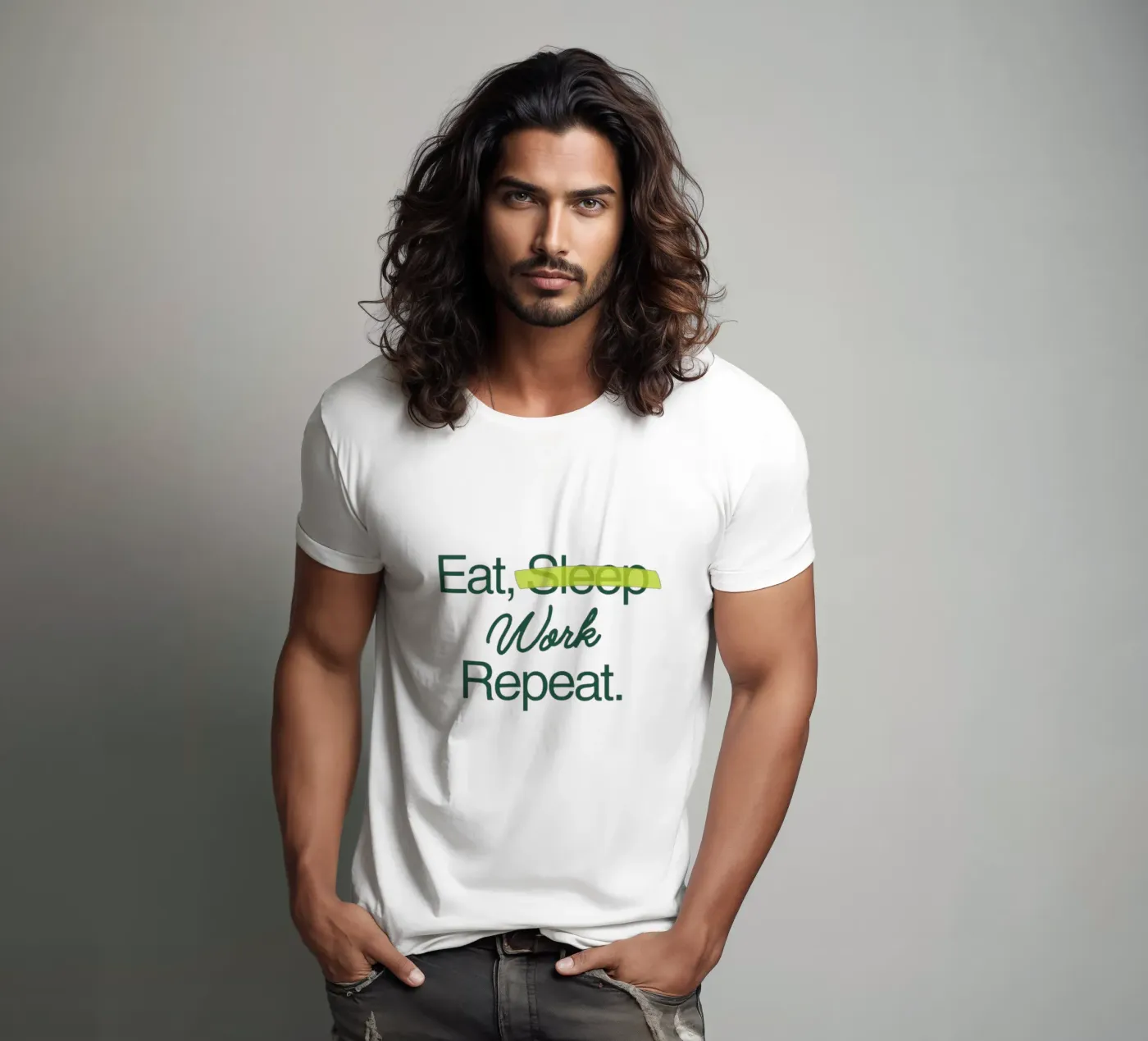 Lavorare per sempre t-shirt da Olivia Creator