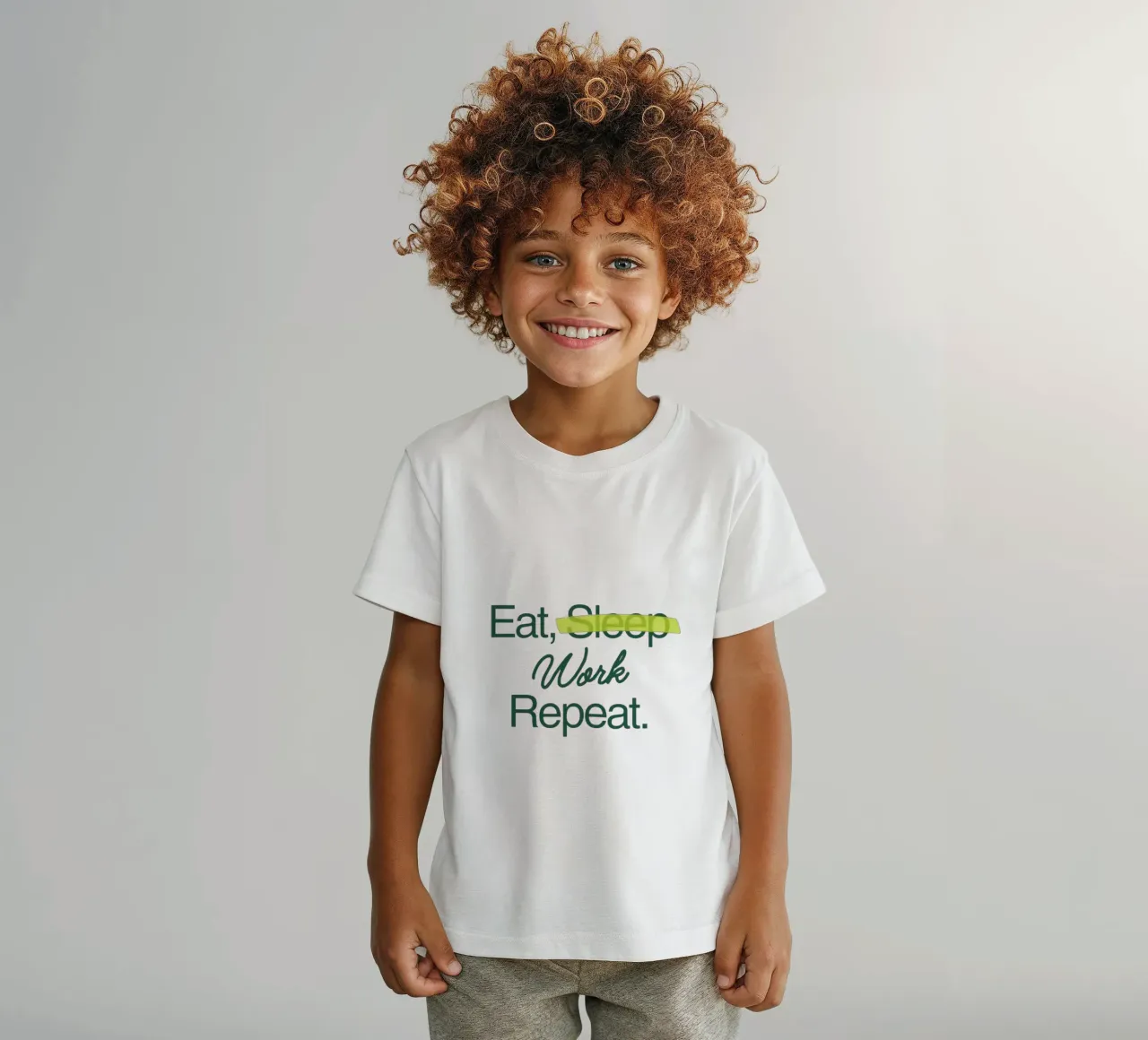 Lavorare per sempre t-shirt bambini da Olivia Creator