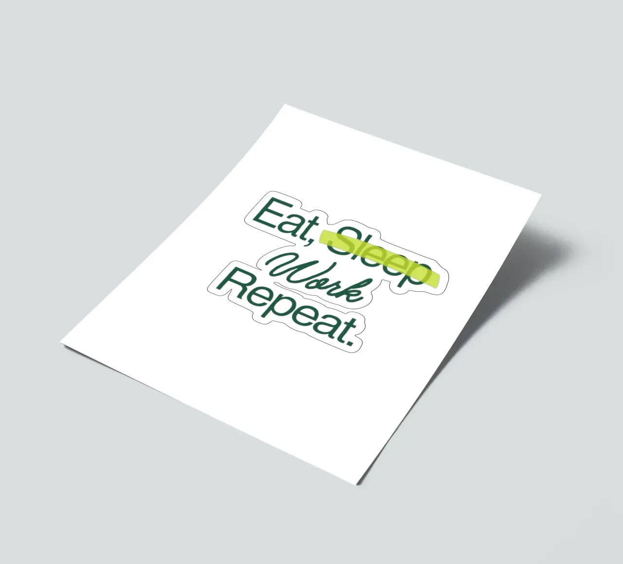 Work Forever sticker sheet by Olivia Creator