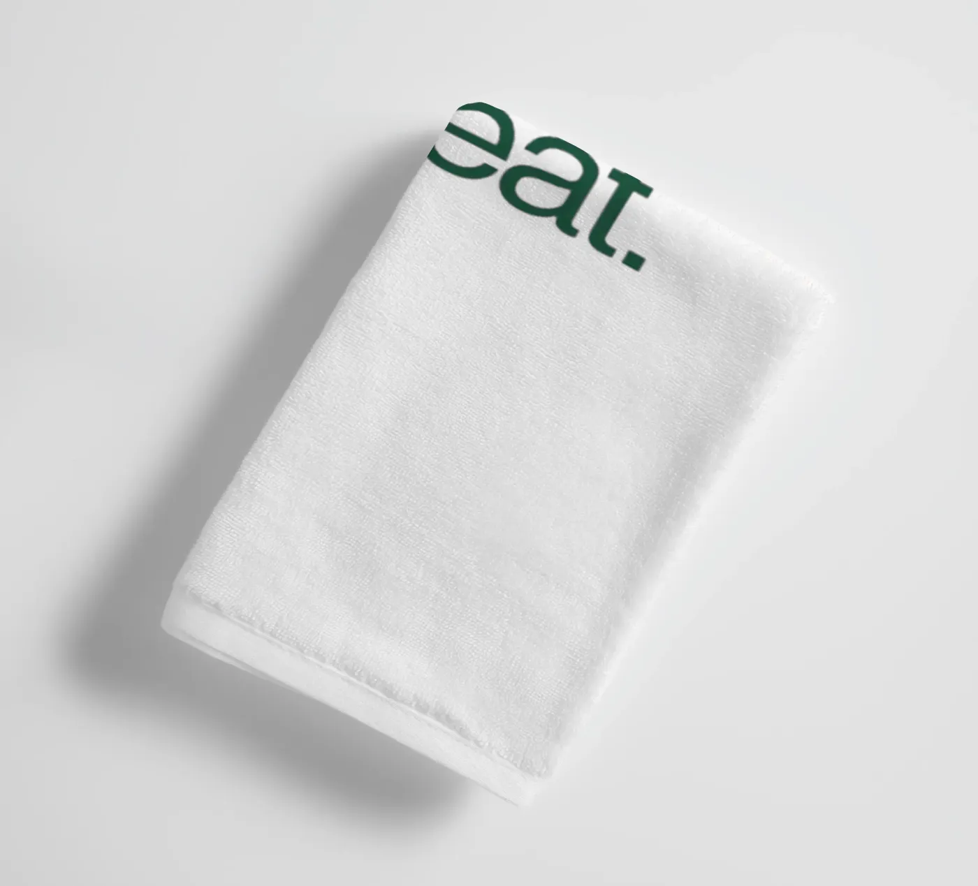 Werk voor altijd badhanddoek van Olivia Creator