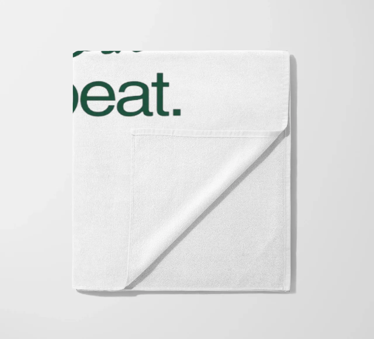 Werk voor altijd strandhanddoek van Olivia Creator