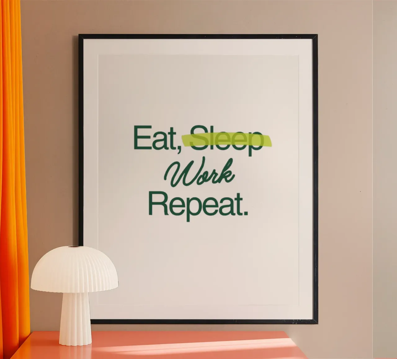 Work Forever poster by Olivia Creator