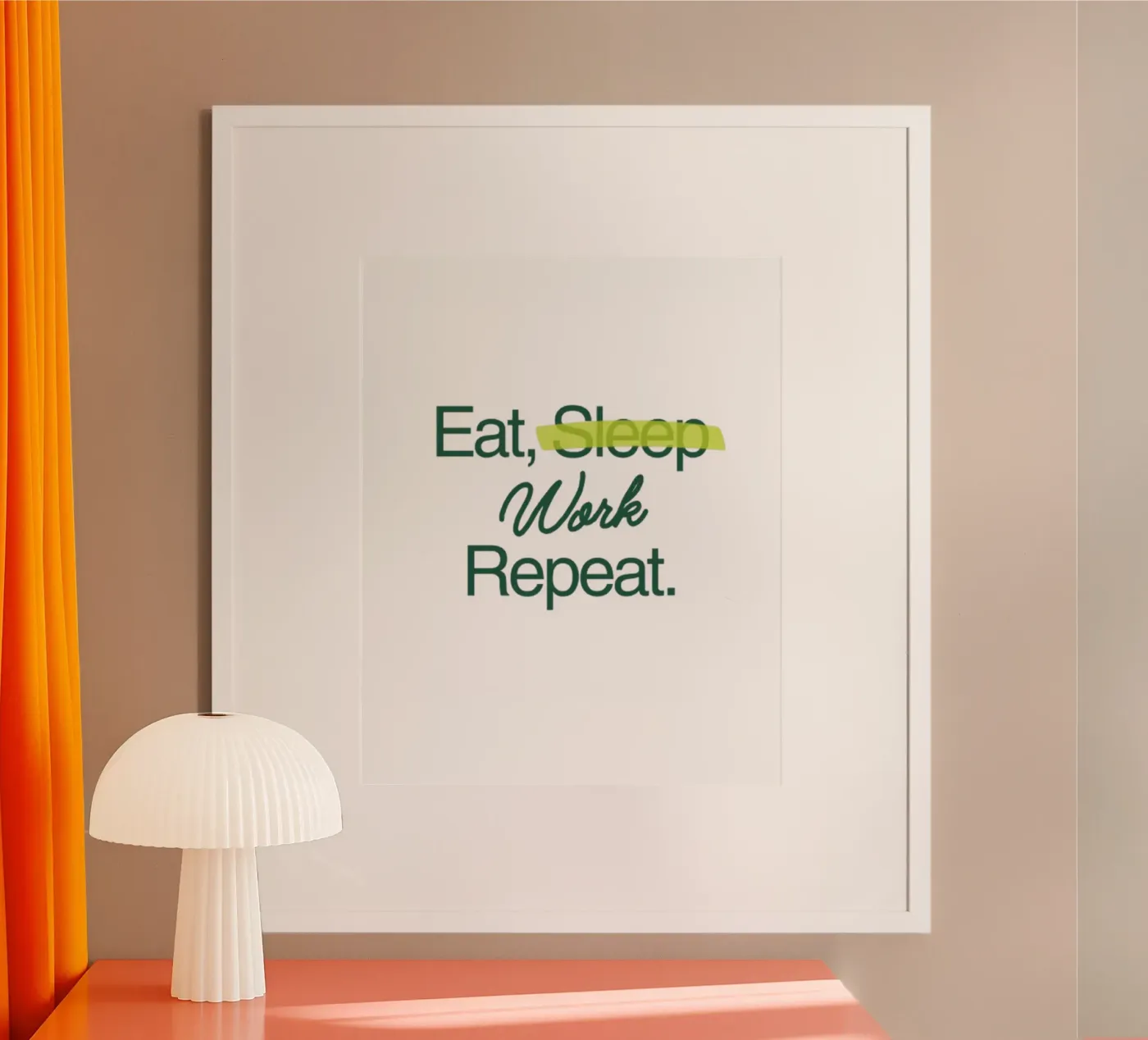 Work Forever poster by Olivia Creator