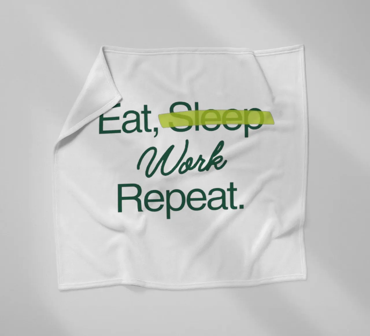 Werk voor altijd fleecedeken van Olivia Creator