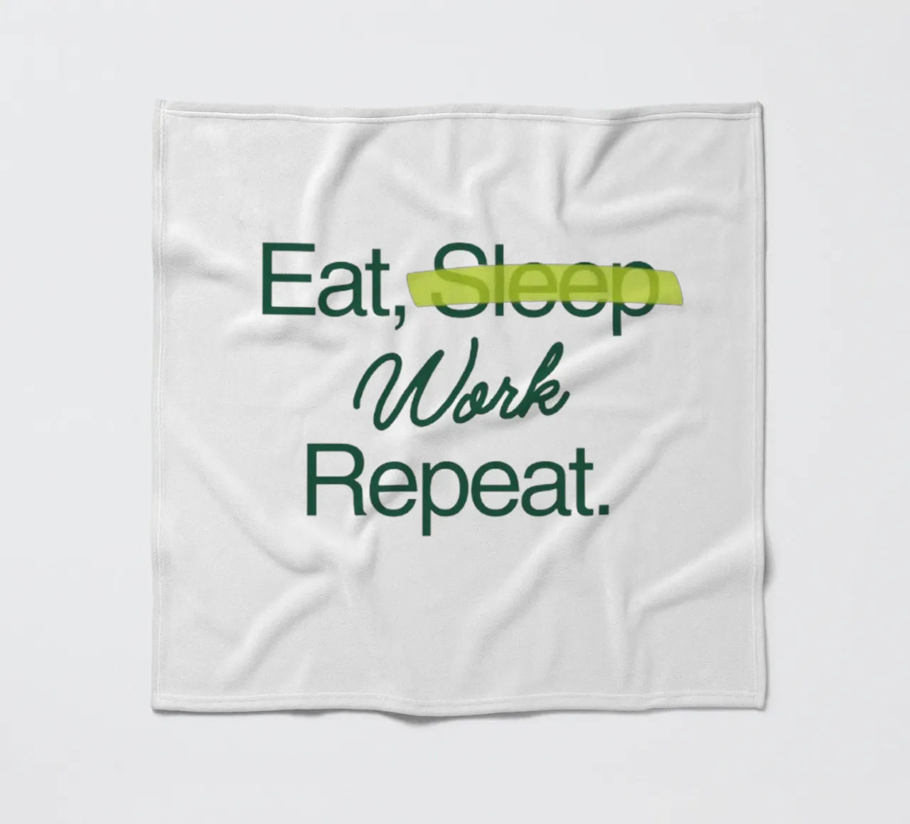 Werk voor altijd fleecedeken van Olivia Creator