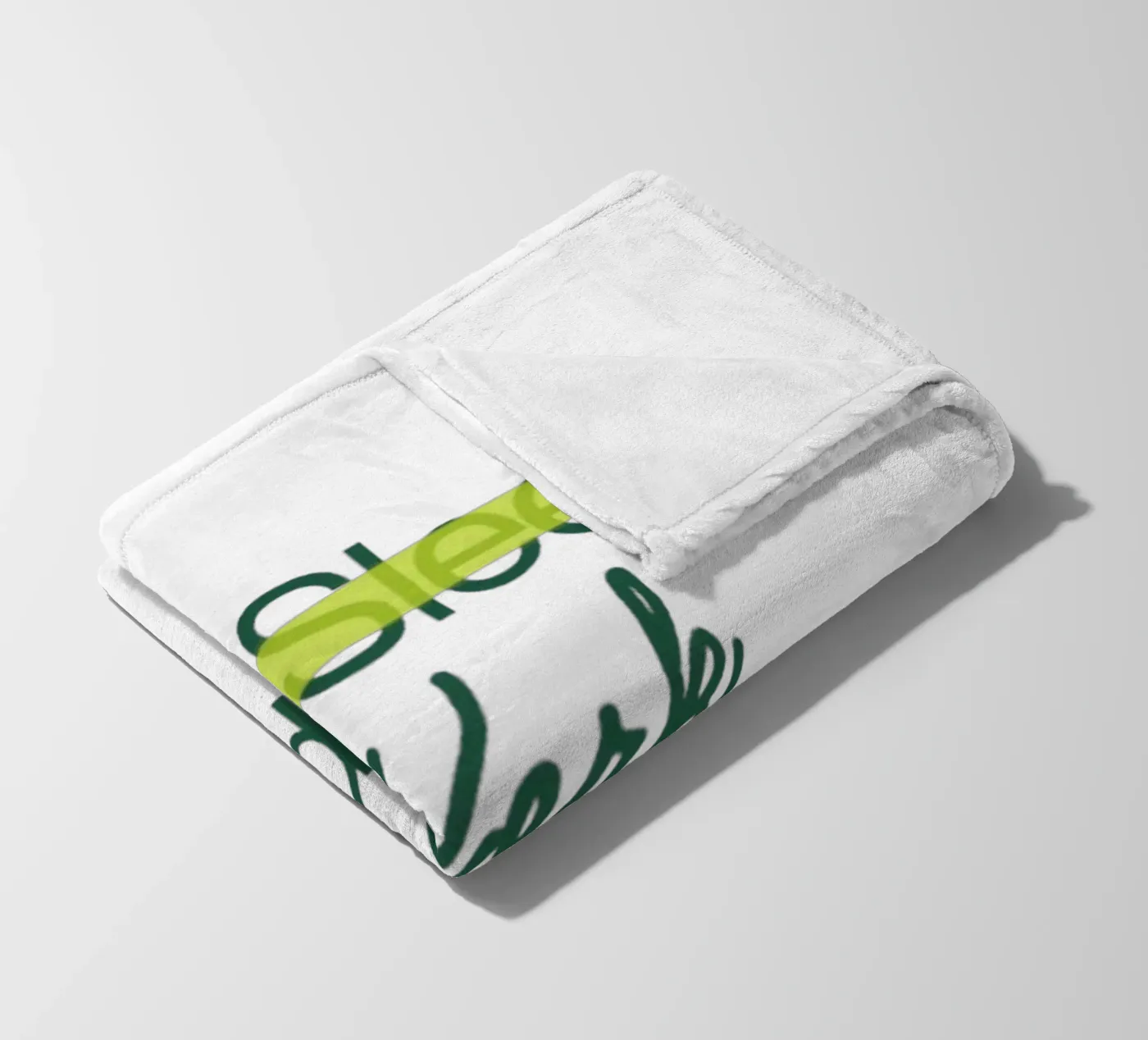Work Forever fleece blanket by Olivia Creator