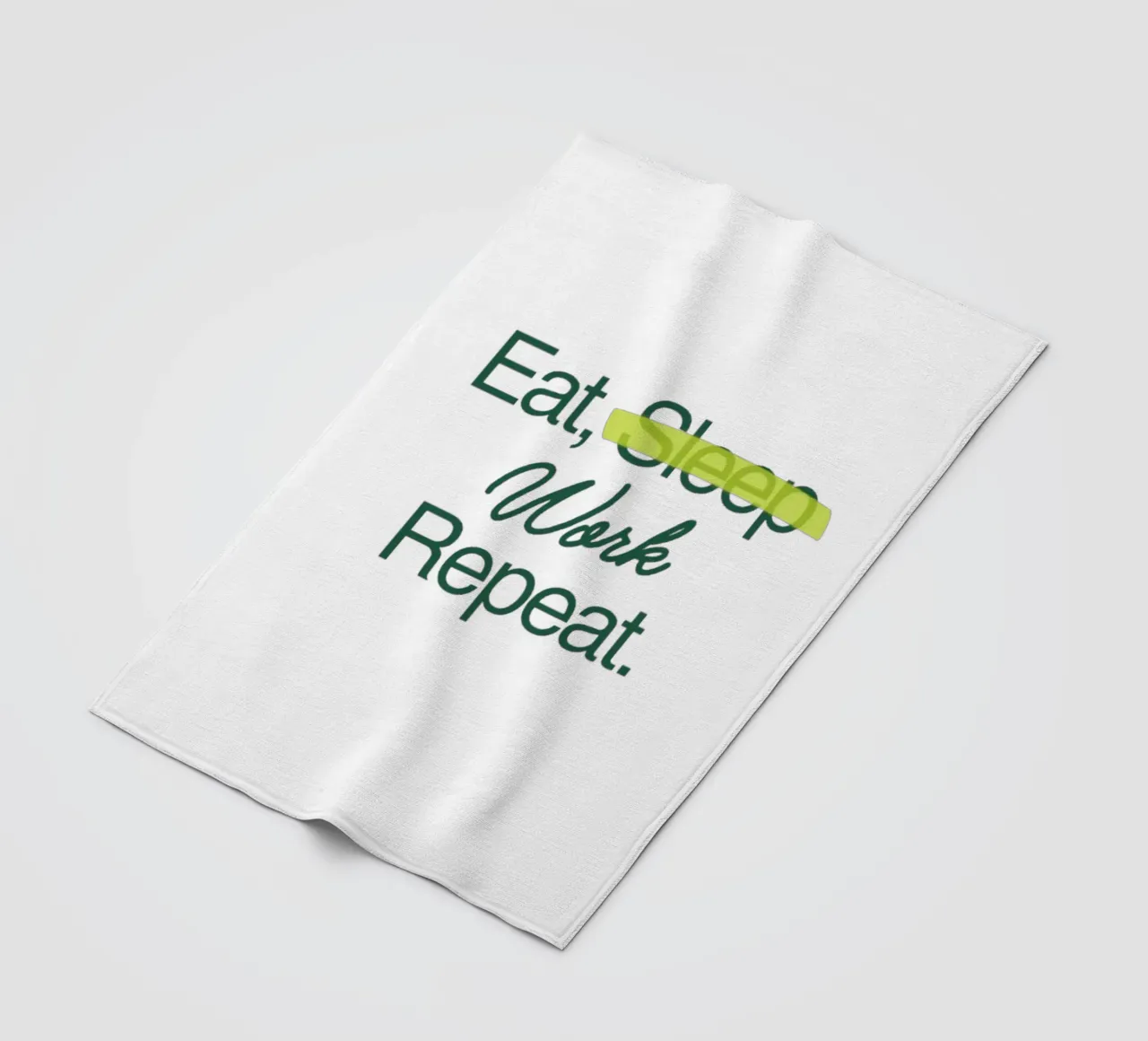 Werk voor altijd fleecedeken van Olivia Creator