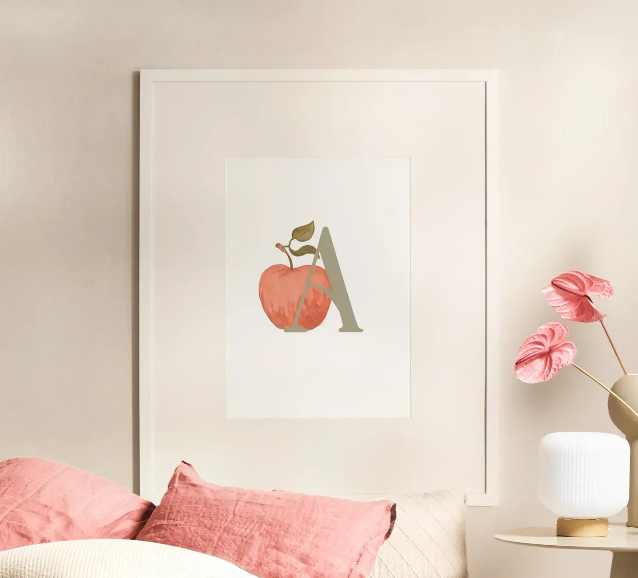 A - Apfel poster da tiny goods studio