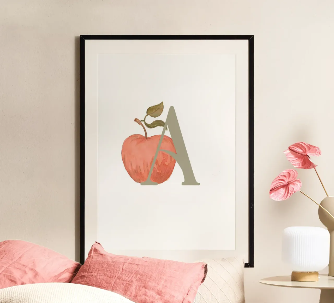 A - Apfel poster da tiny goods studio