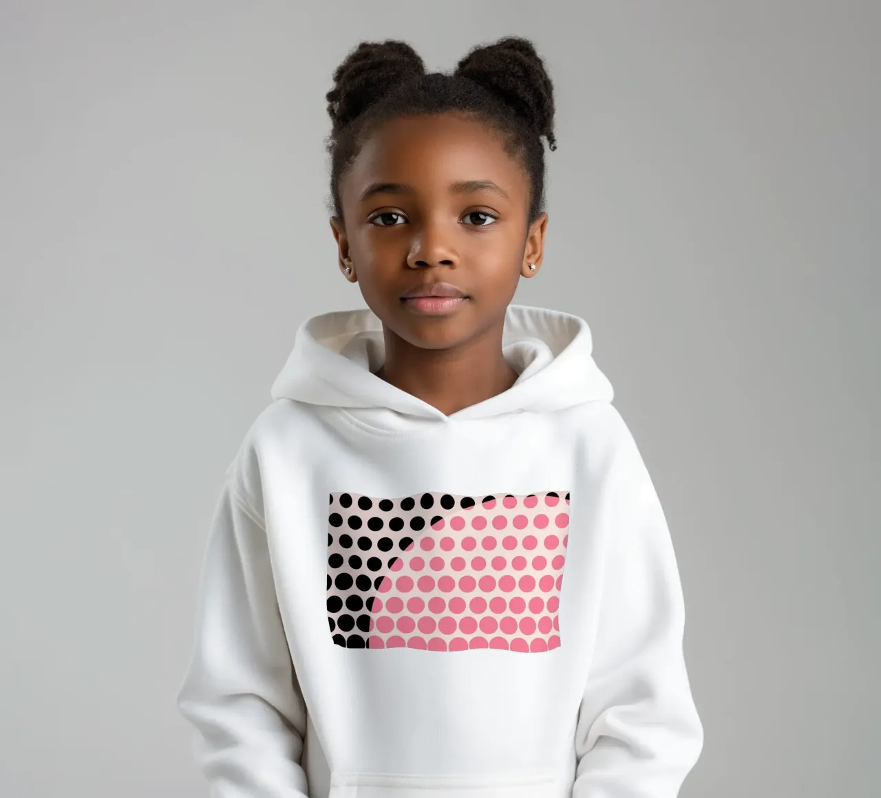 Bauhaus Dots Pop Style kids hoodie by Studio Vibe