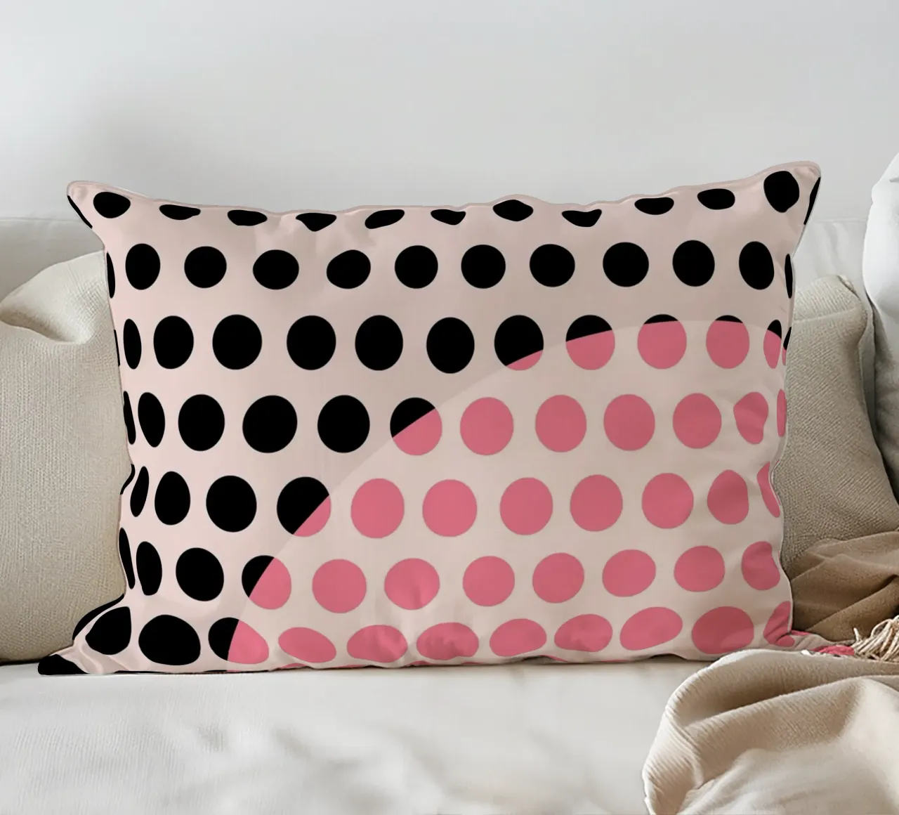 Bauhaus a pois Stile pop cuscino da Studio Vibe
