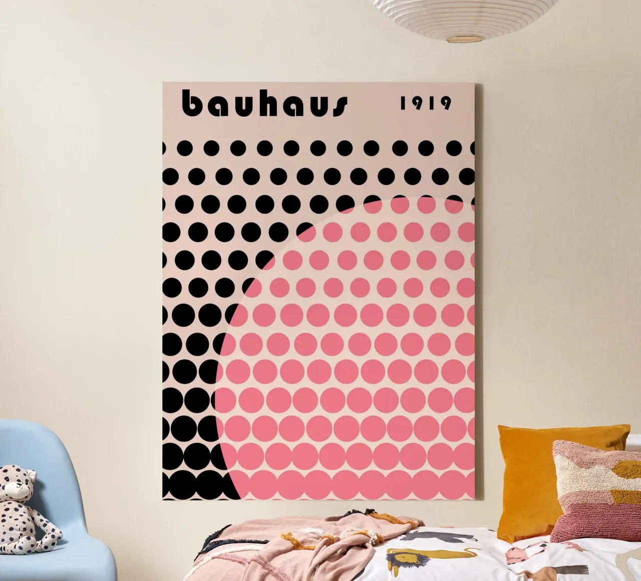 Bauhaus Dots Pop Style toile de Studio Vibe