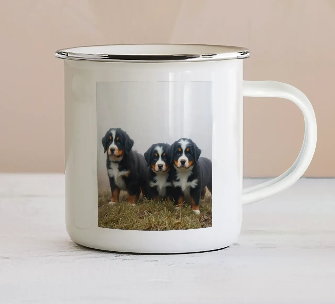 cuccioli carini #65 tazza in smalto da Yumis.Beargang.and.Me