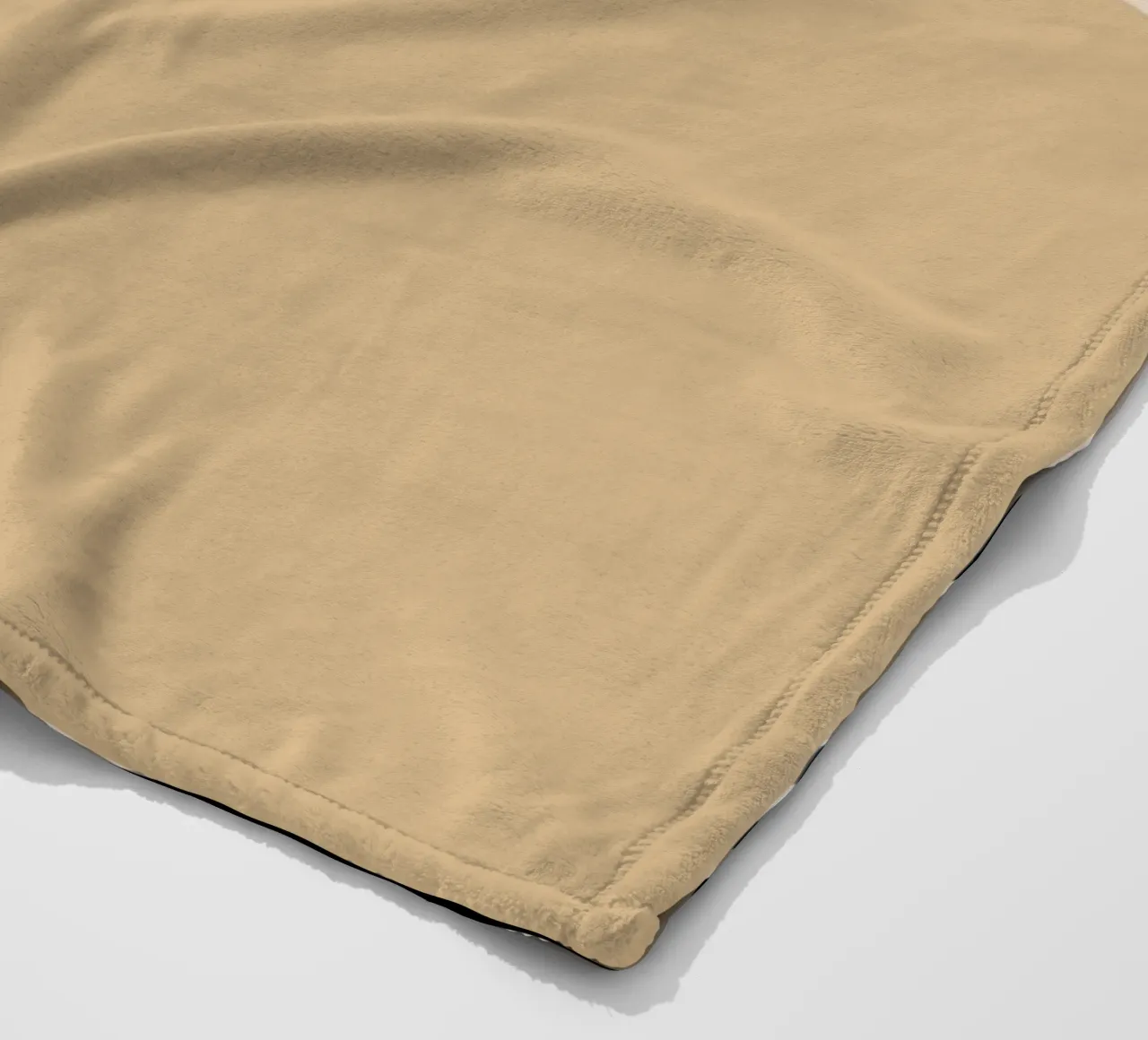 Poster Minimal Wave | Line in beige e nero coperta in pile da Studio Vibe