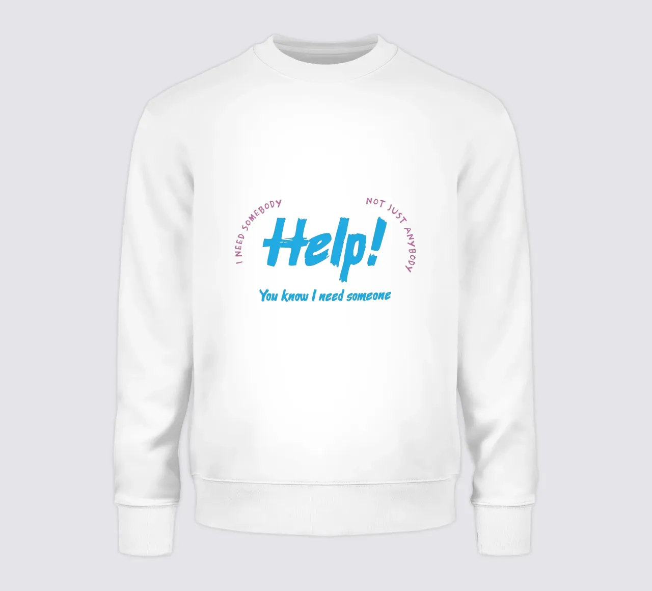 Aidez-nous ! sweat de Gunawan Rb