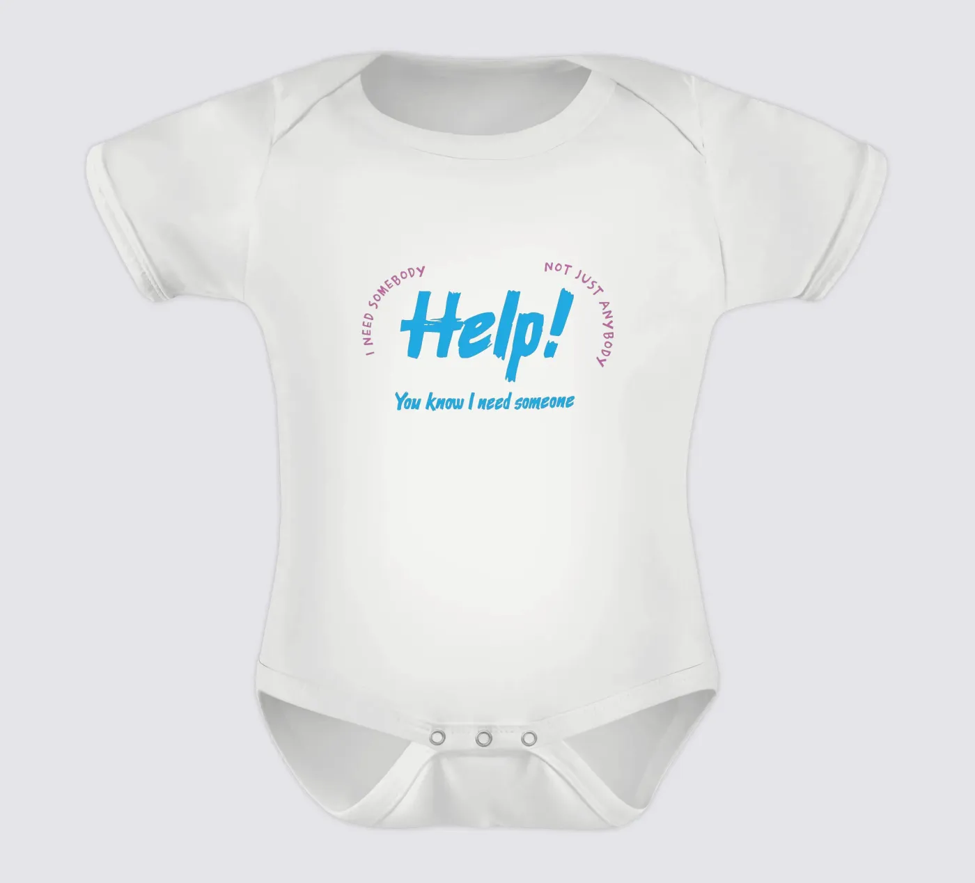 Help! babyrompertje korte mouwen van Gunawan Rb