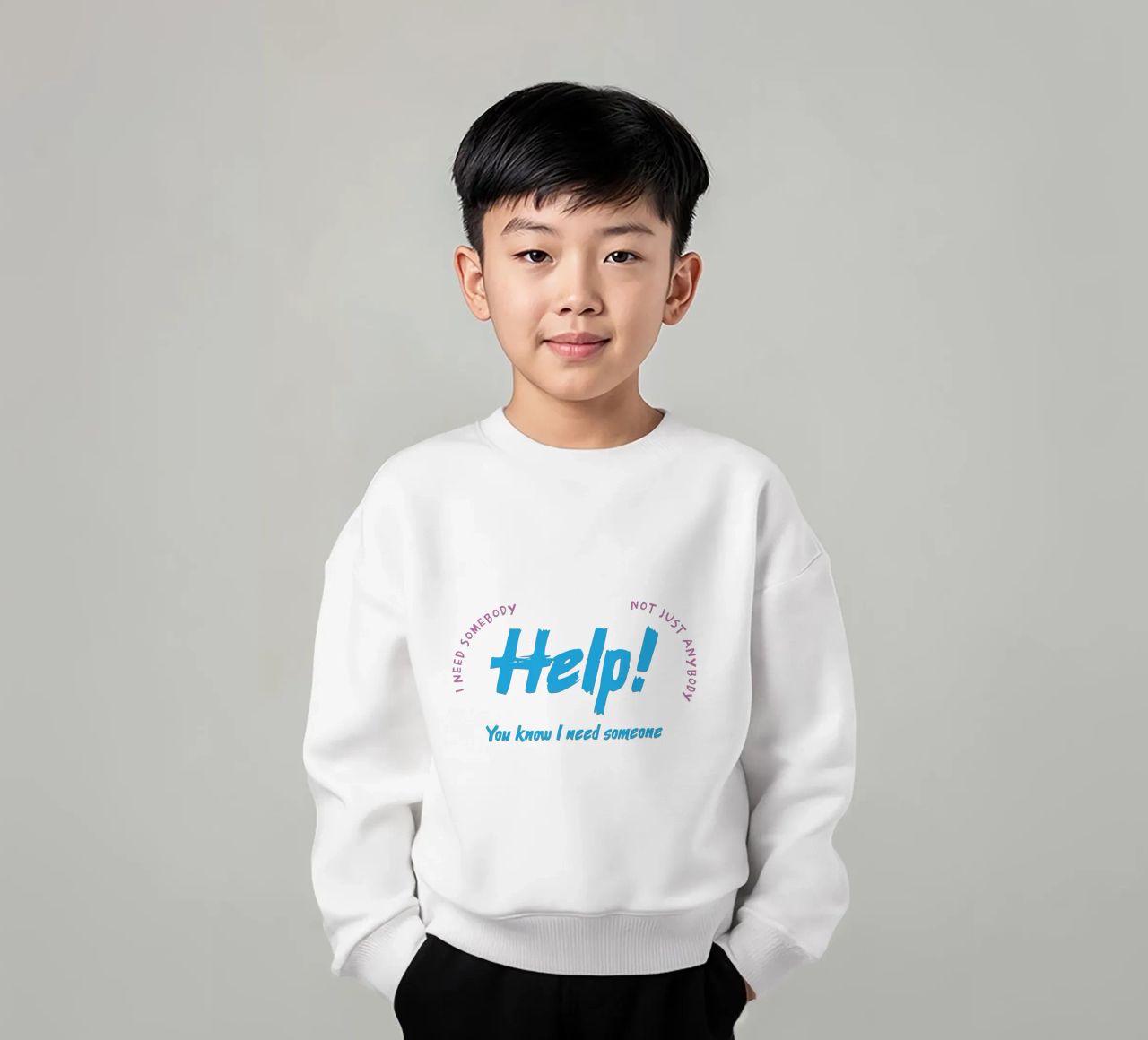 ¡Ayuda! sudadera para niño de Gunawan Rb