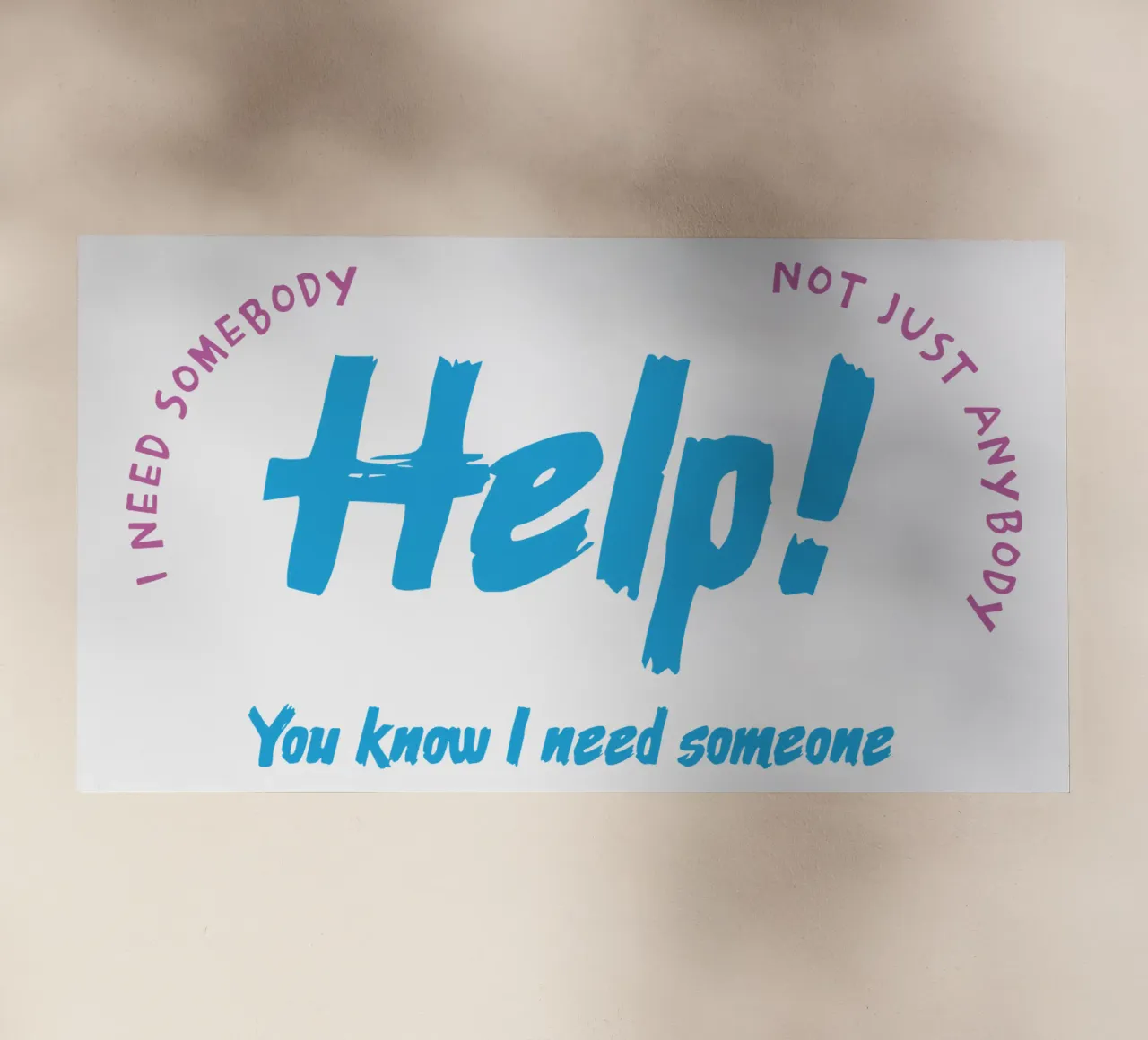 Help! pellicola backlit da Gunawan Rb