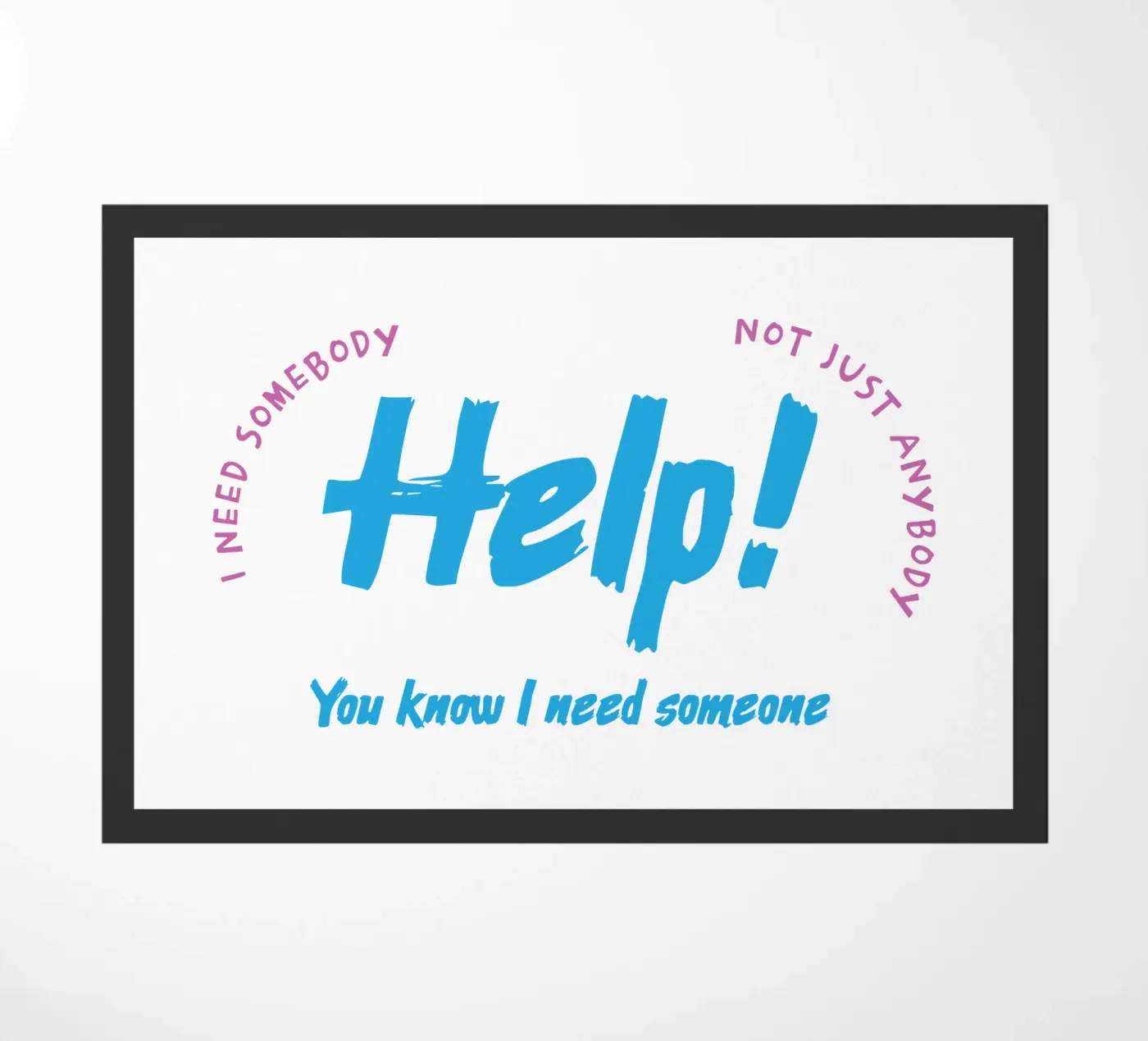 Help! deurmat van Gunawan Rb