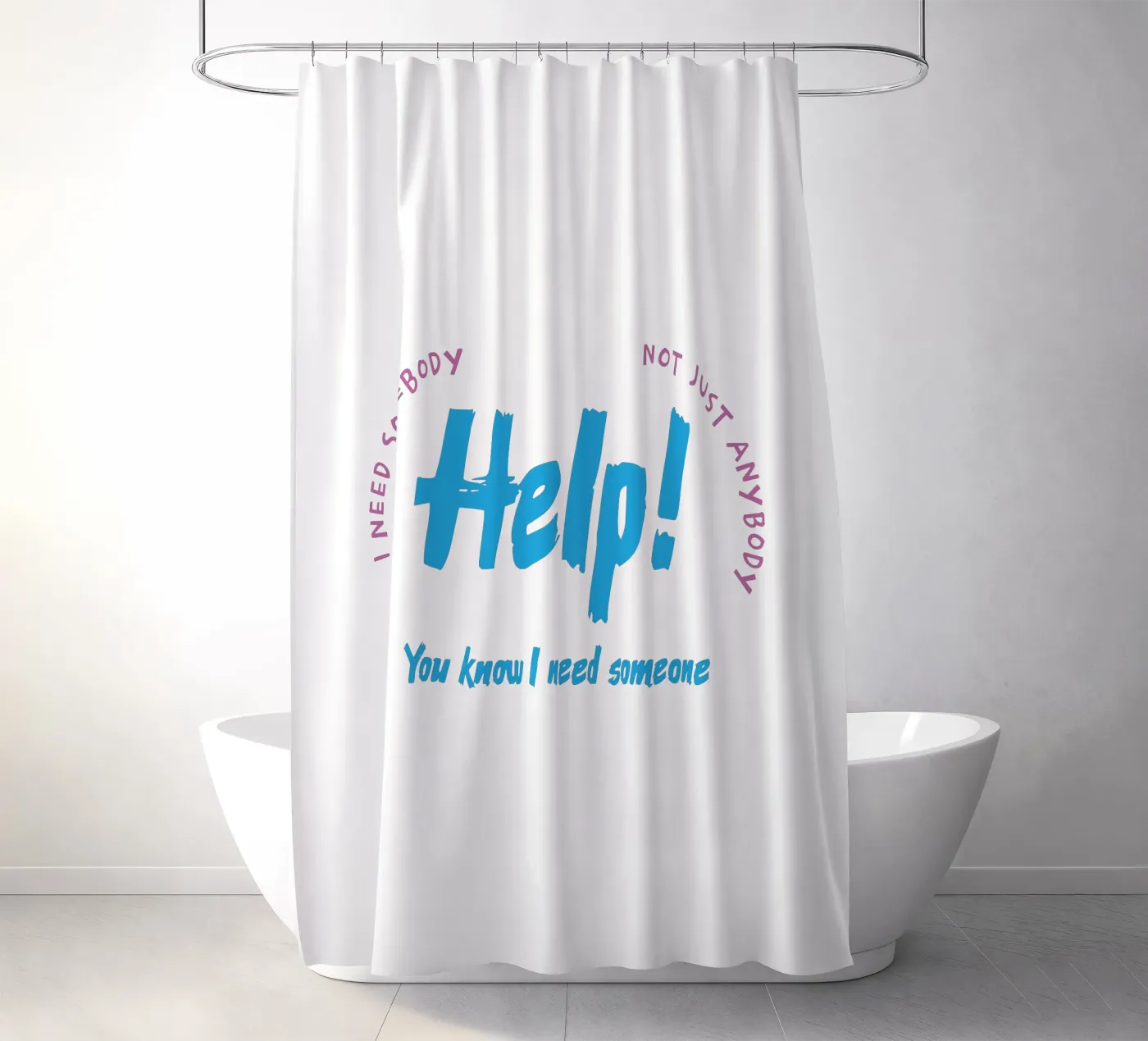 Aiuto! tenda da doccia da Gunawan Rb