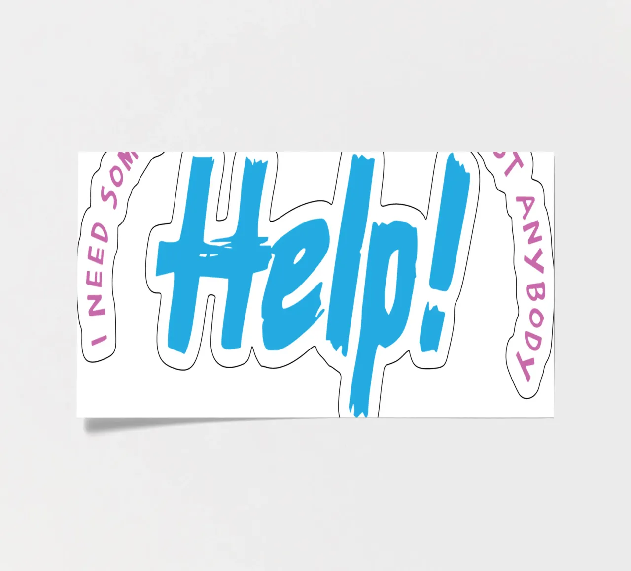 Help! sticker sheet by Gunawan Rb