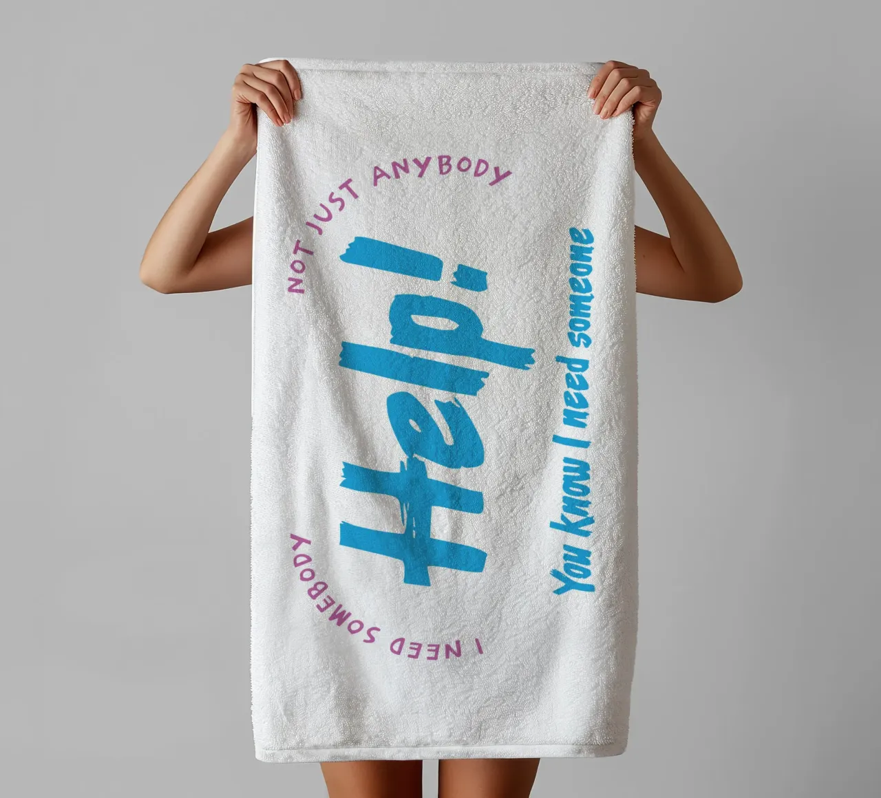 Help! badhanddoek van Gunawan Rb