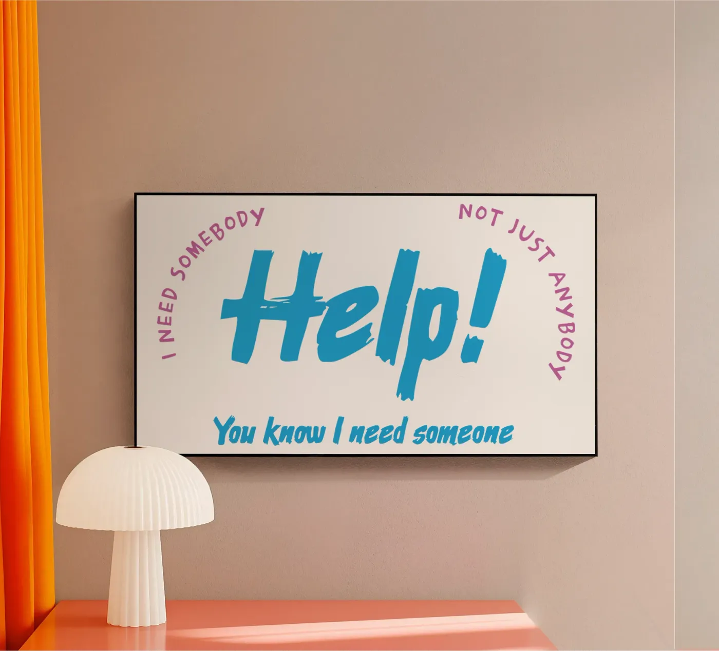 Hilfe! Acryl-Glas von Gunawan Rb