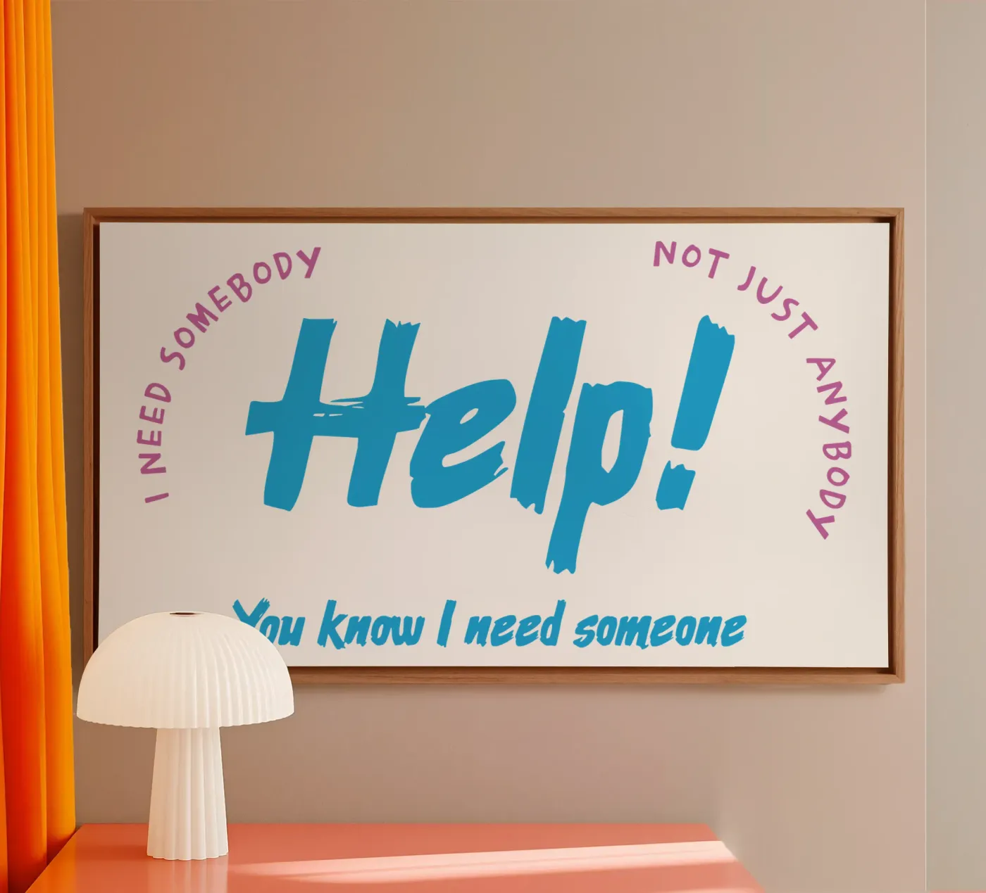 Help! canvas by Gunawan Rb