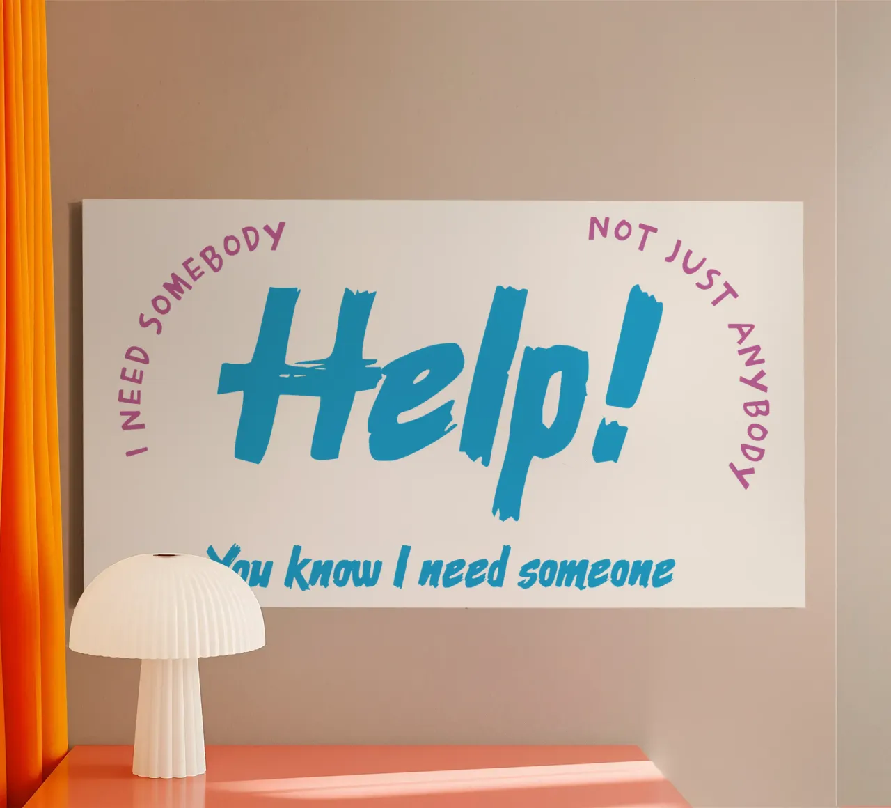 Aiuto! tela da Gunawan Rb