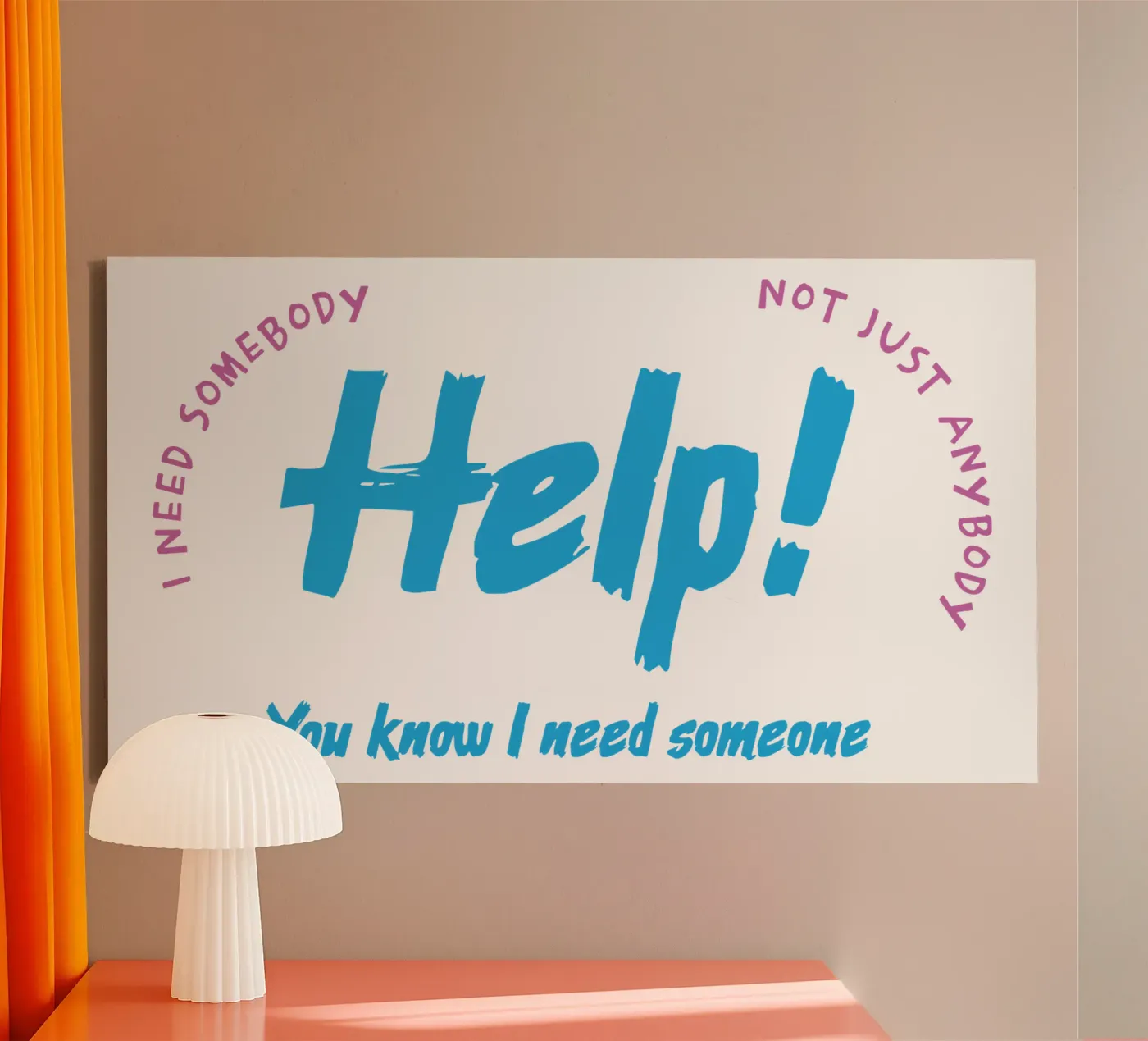 Help! canvas by Gunawan Rb