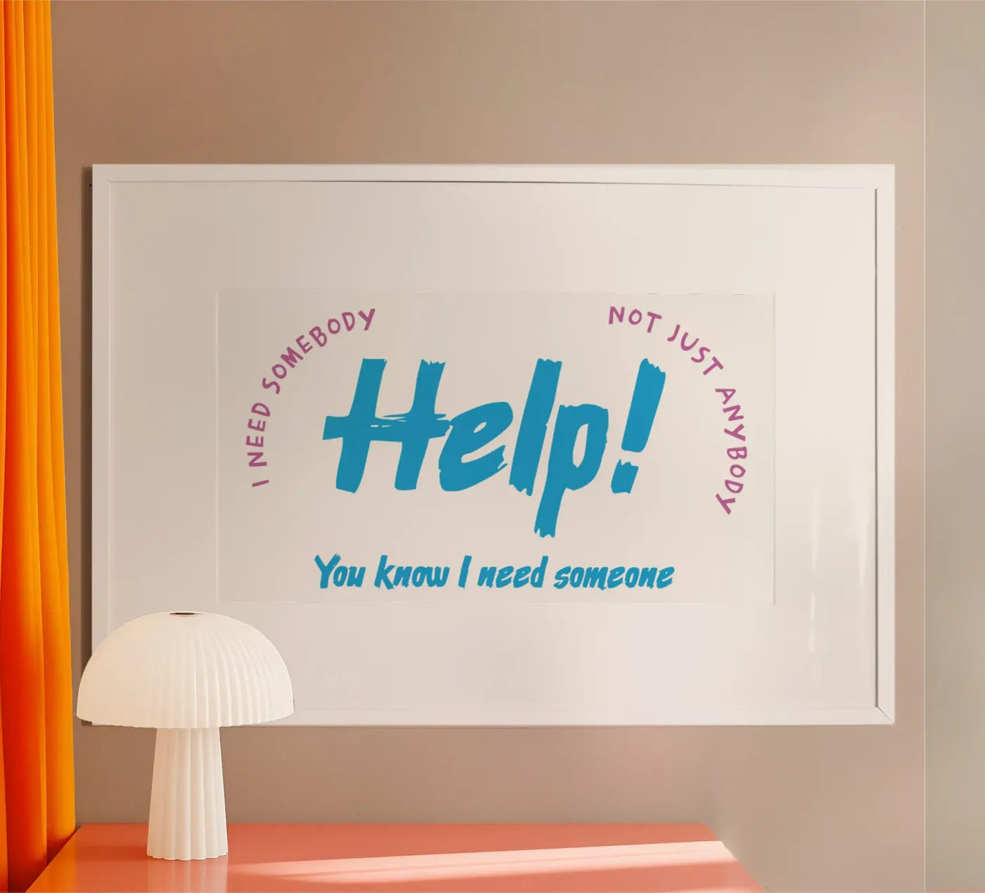 Help! poster by Gunawan Rb