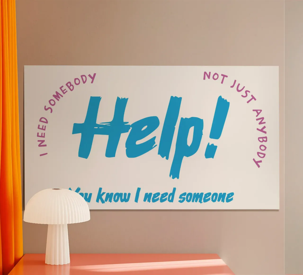 Help! Poster von Gunawan Rb