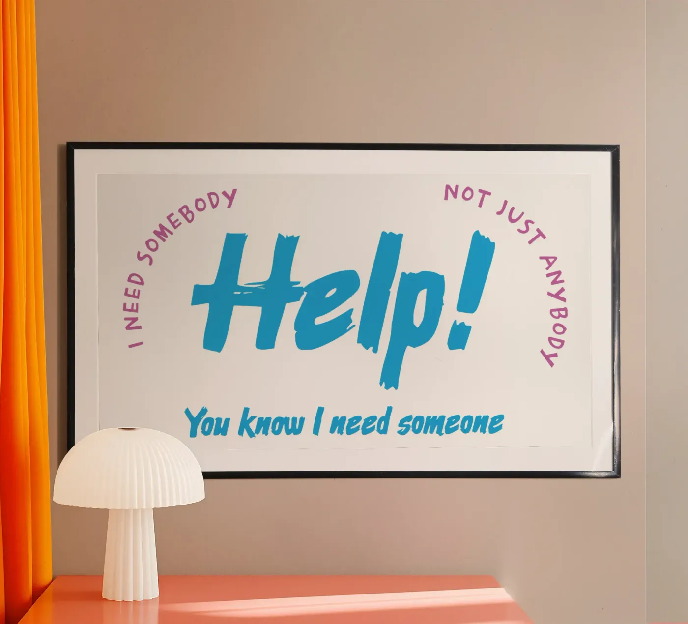 Help! poster by Gunawan Rb