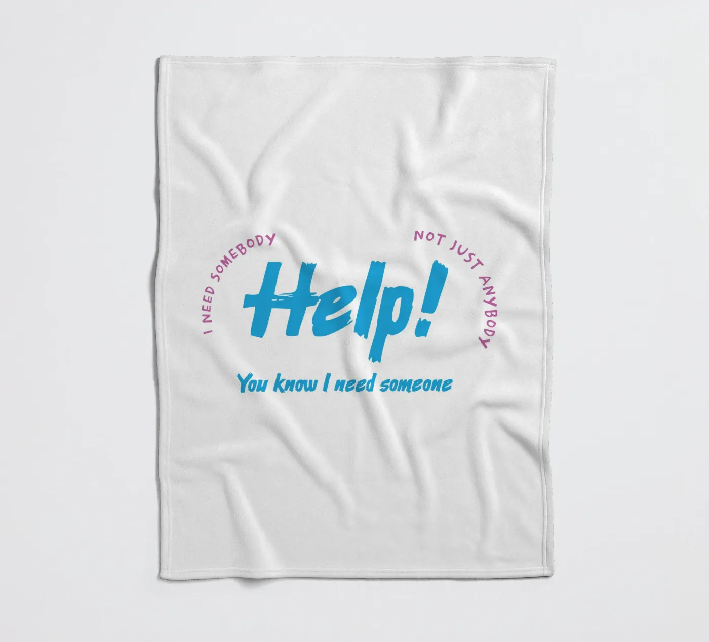 Aiuto! coperta in pile da Gunawan Rb