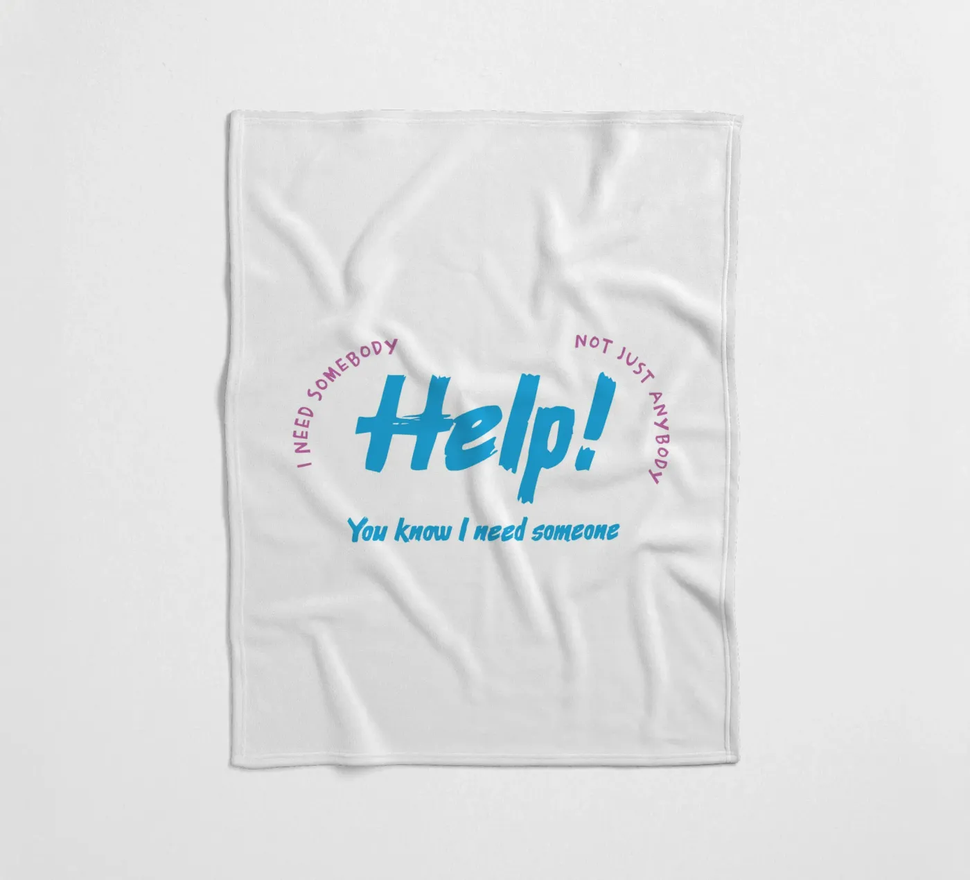 Aiuto! coperta in pile da Gunawan Rb