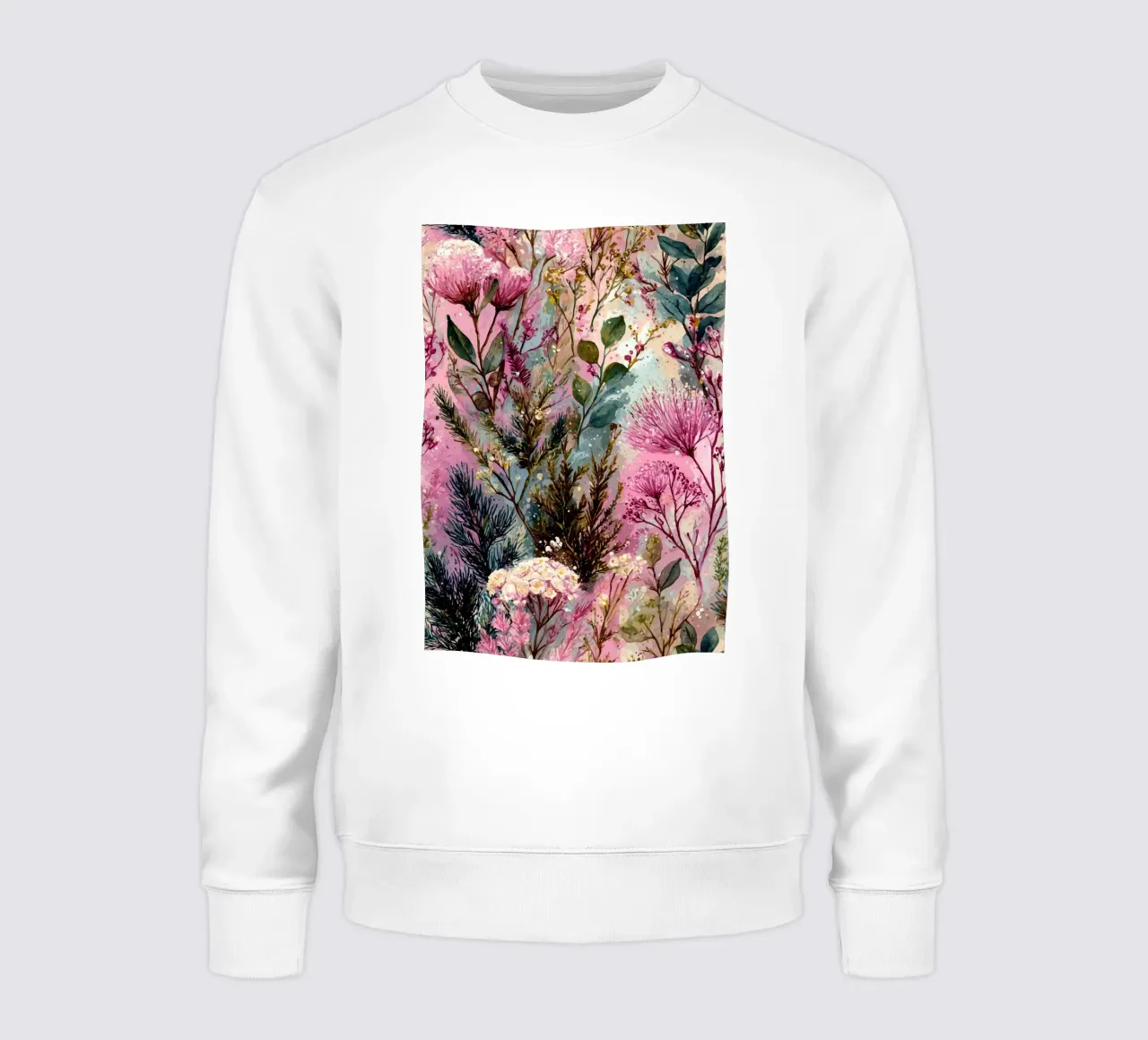 Fiori rosa felpa da Justyna Jaszke JBJart