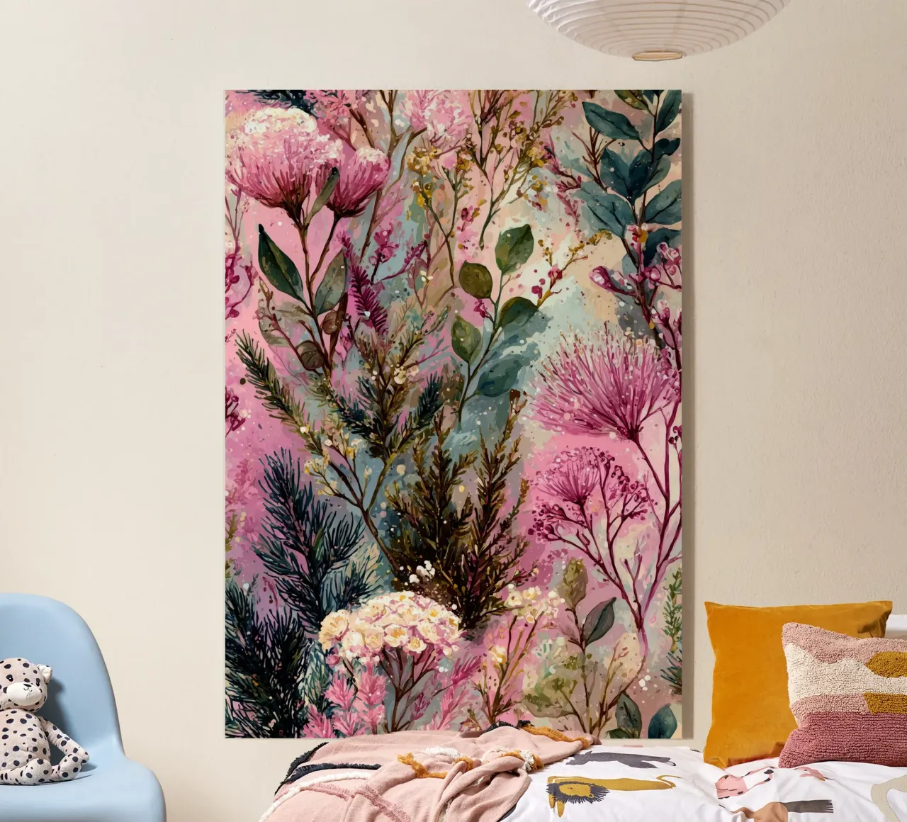 Fiori rosa plexiglass da Justyna Jaszke JBJart