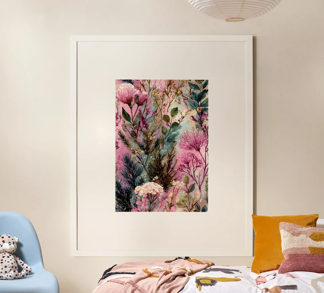 Fiori rosa poster da Justyna Jaszke JBJart