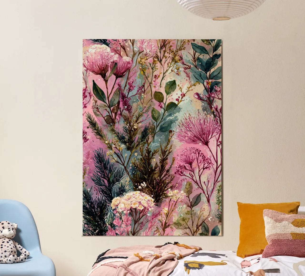 Fiori rosa poster da Justyna Jaszke JBJart