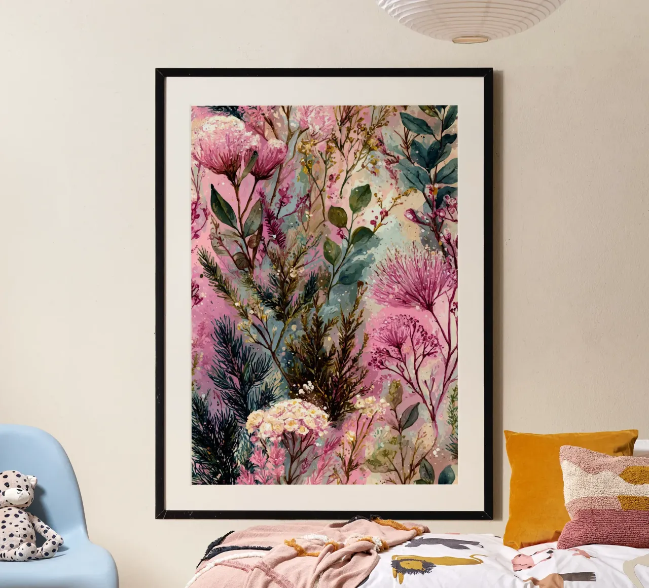 Fiori rosa poster da Justyna Jaszke JBJart
