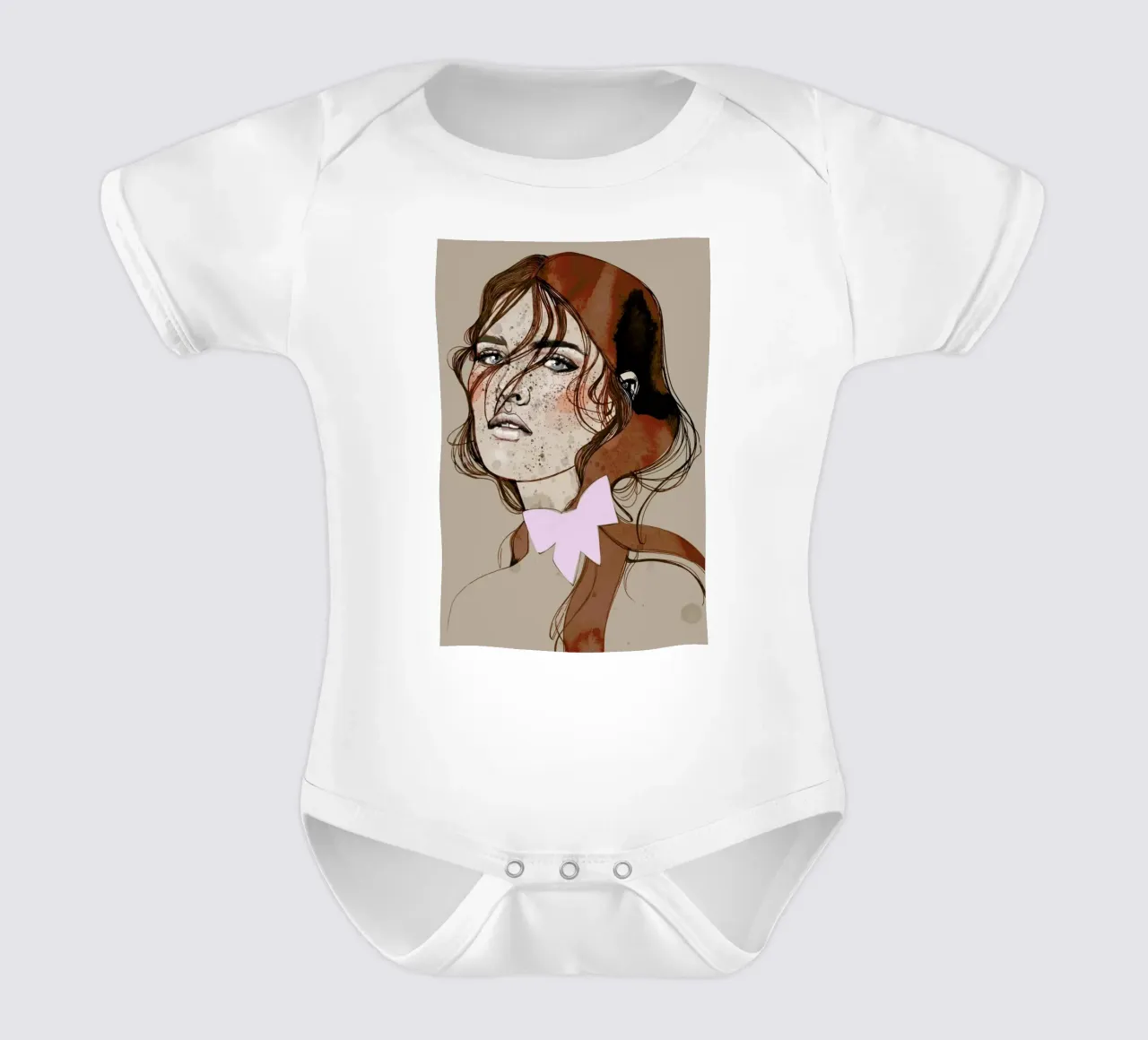 Freckles Red body neonato maniche corte da Agnes KR Patience