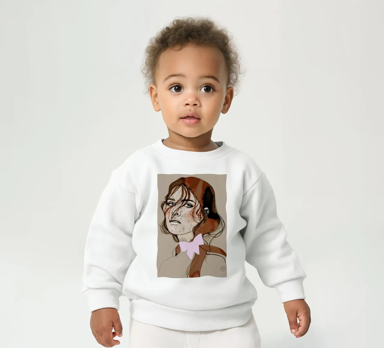 Freckles Red baby sweatshirt van Agnes KR Patience