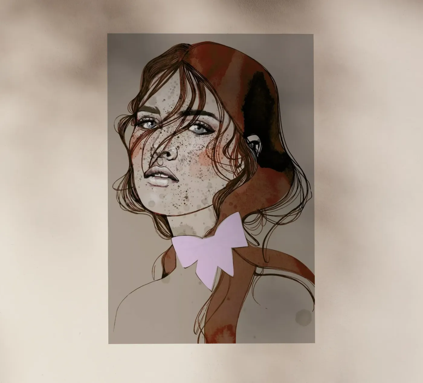 Freckles Red pellicola backlit da Agnes KR Patience